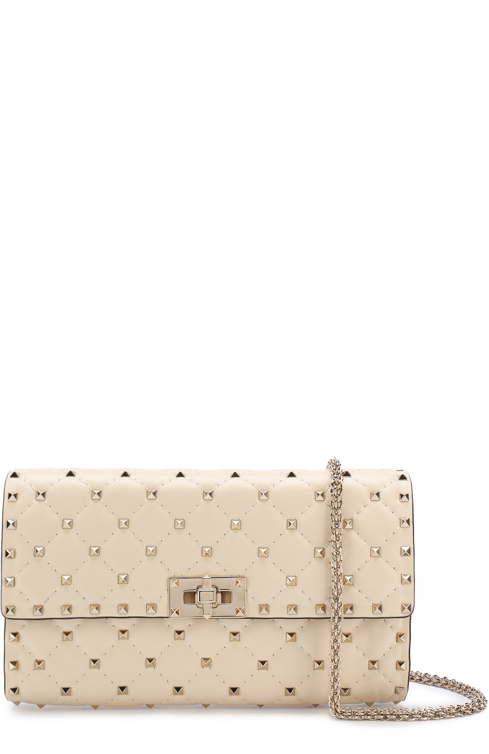 Клатч rockstud spike VALENTINO белого цвета по цене 243000 руб., арт. PW2B0137/NAP, фото 6 Клатч rockstud spike VALENTINO, арт. PW2B0137/NAP, фото 6