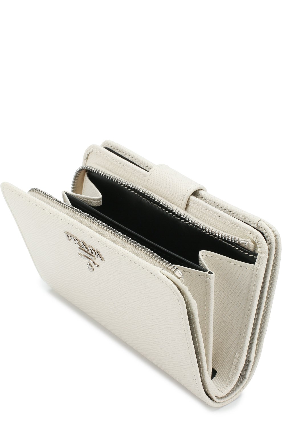 Кожаный кошелек с логотипом бренда PRADA, арт. 1ML225-2E6V-F0LH8, фото 4