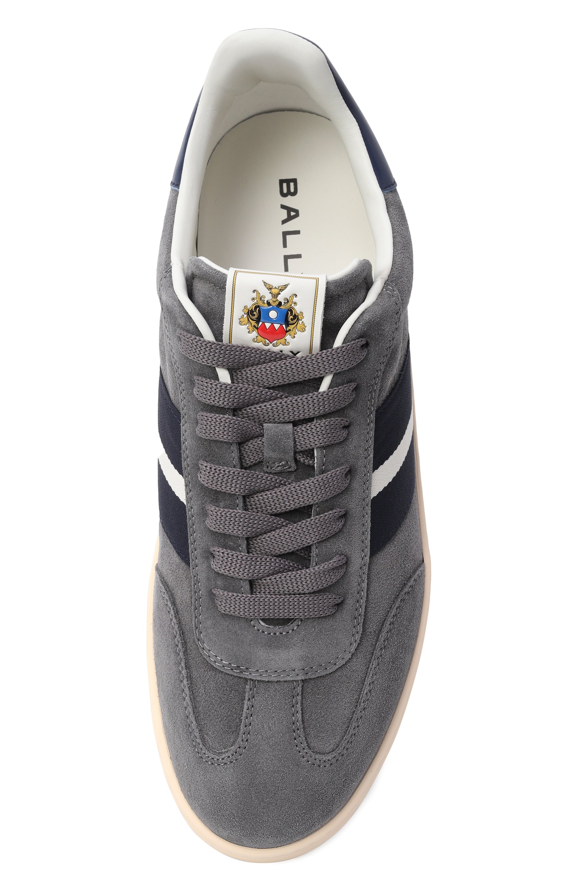 Замшевые кеды retro crest BALLY, арт. MSK0F7/SU013, фото 5