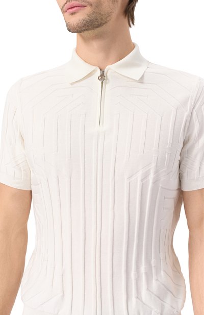 Поло из хлопка и шелка STEFANO RICCI, арт. K818089P31/F25171, фото 5