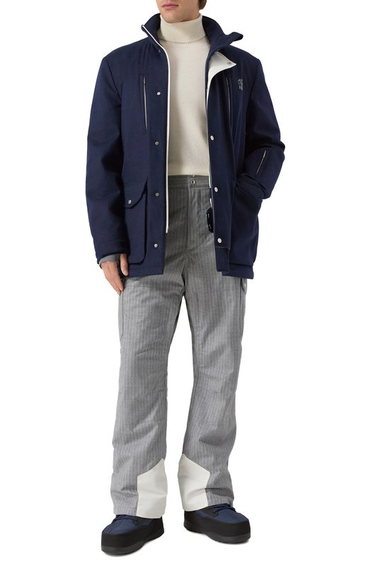 Шерстяная куртка Brunello Cucinelli MM470KG09 Синий  MM470KG09 Фото 2