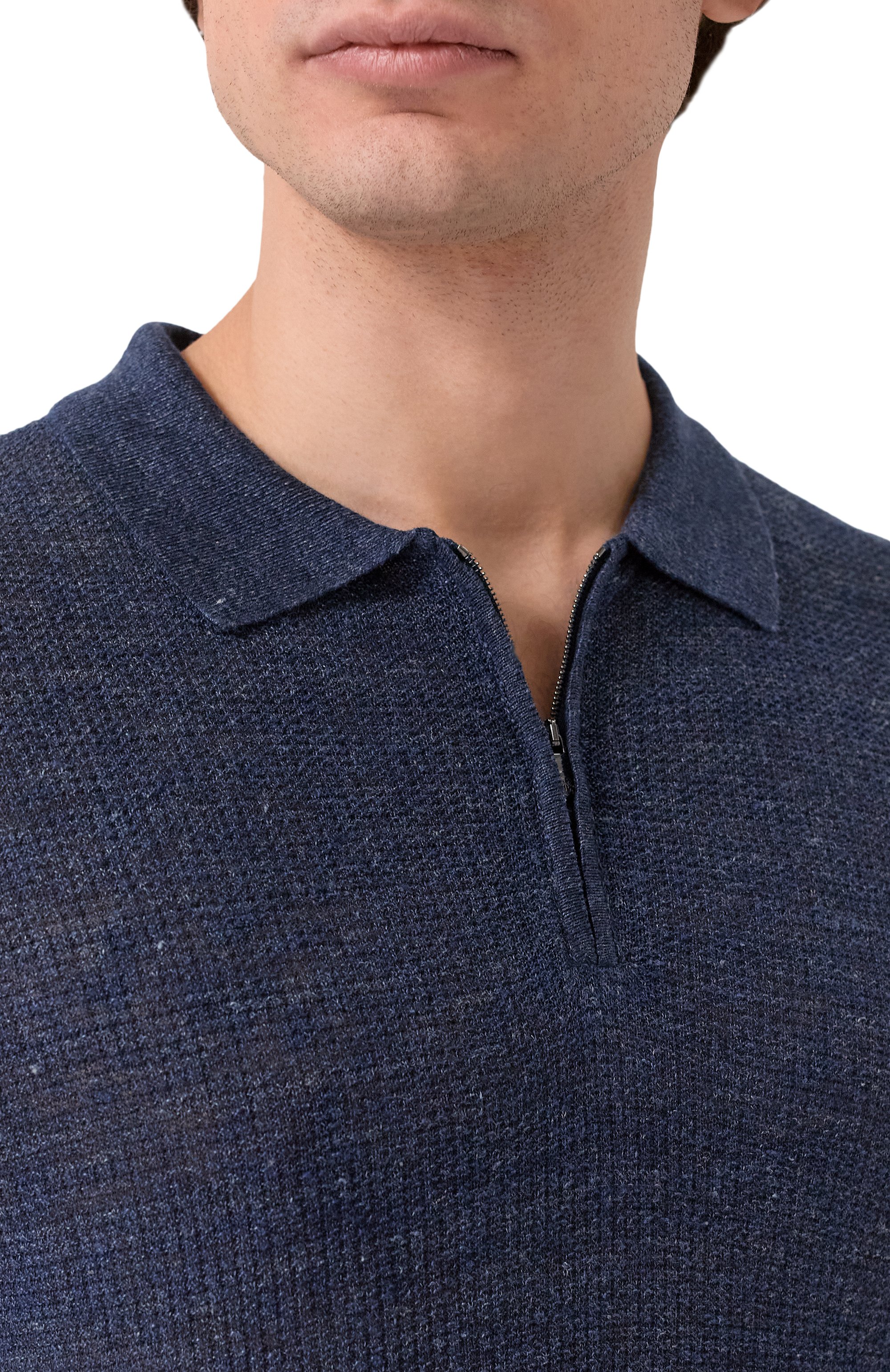 Поло изо льна и шелка CORNELIANI, арт. 27M566/2725134, фото 5