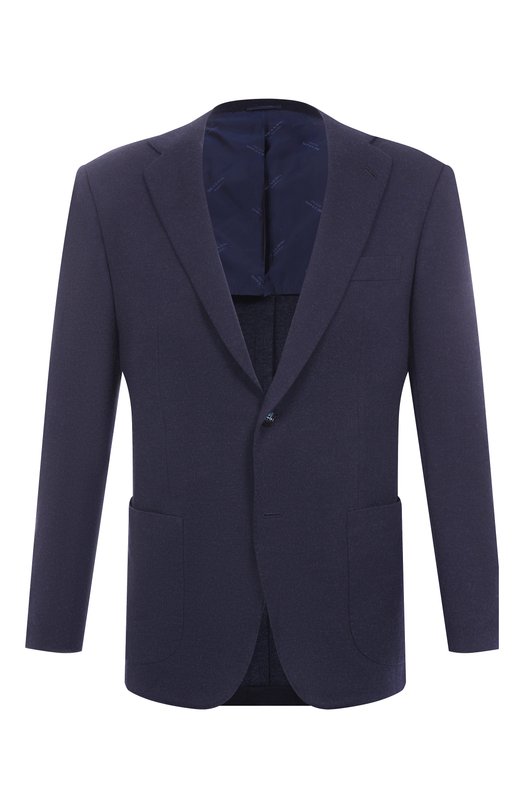 Кашемировый пиджак Kiton UG81K0150G06 Синий UG81K0150G06