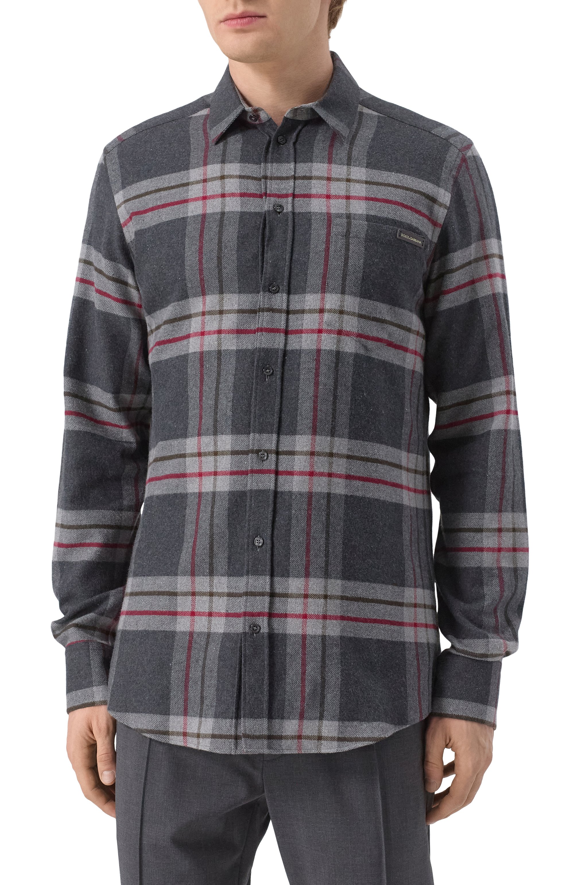 Хлопковая рубашка DOLCE & GABBANA, арт. G5JZ9T/GJ287, фото 3