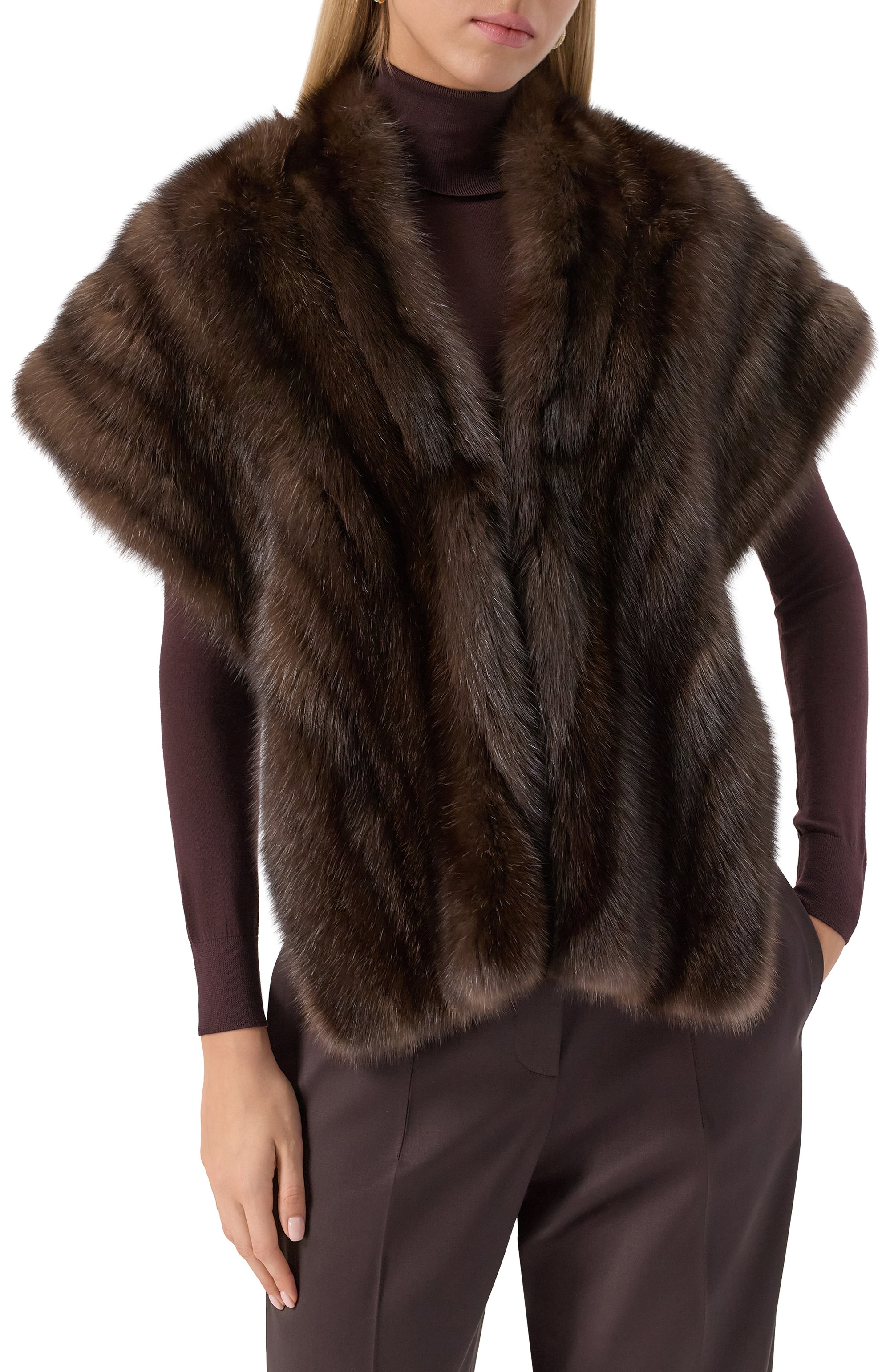 Пелерина из соболя VICTORIA KUSENKOVA, арт. 553500003027, фото 3