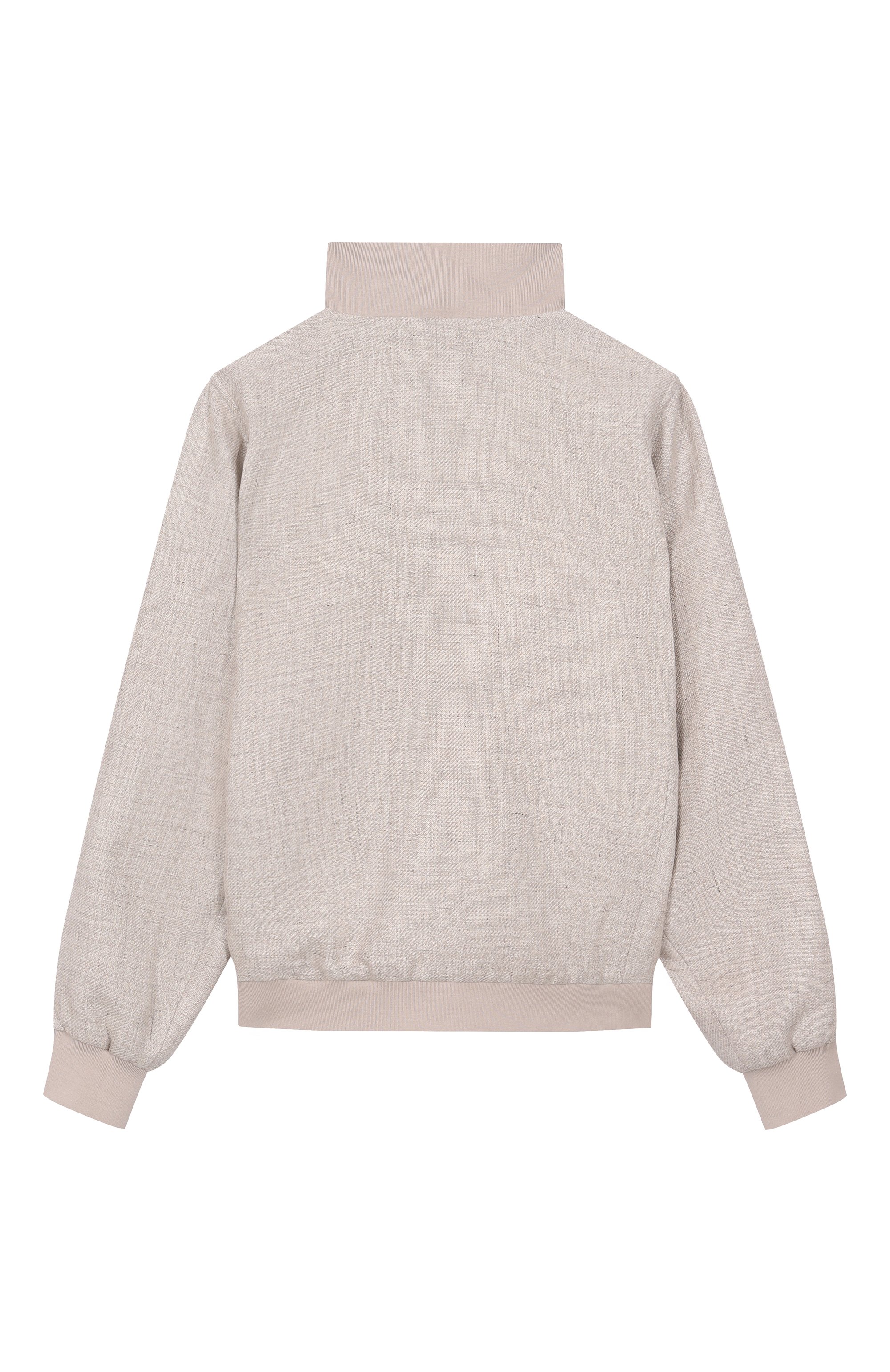 Бомбер изо льна и шерсти BRUNELLO CUCINELLI, арт. BW4820964C, фото 2