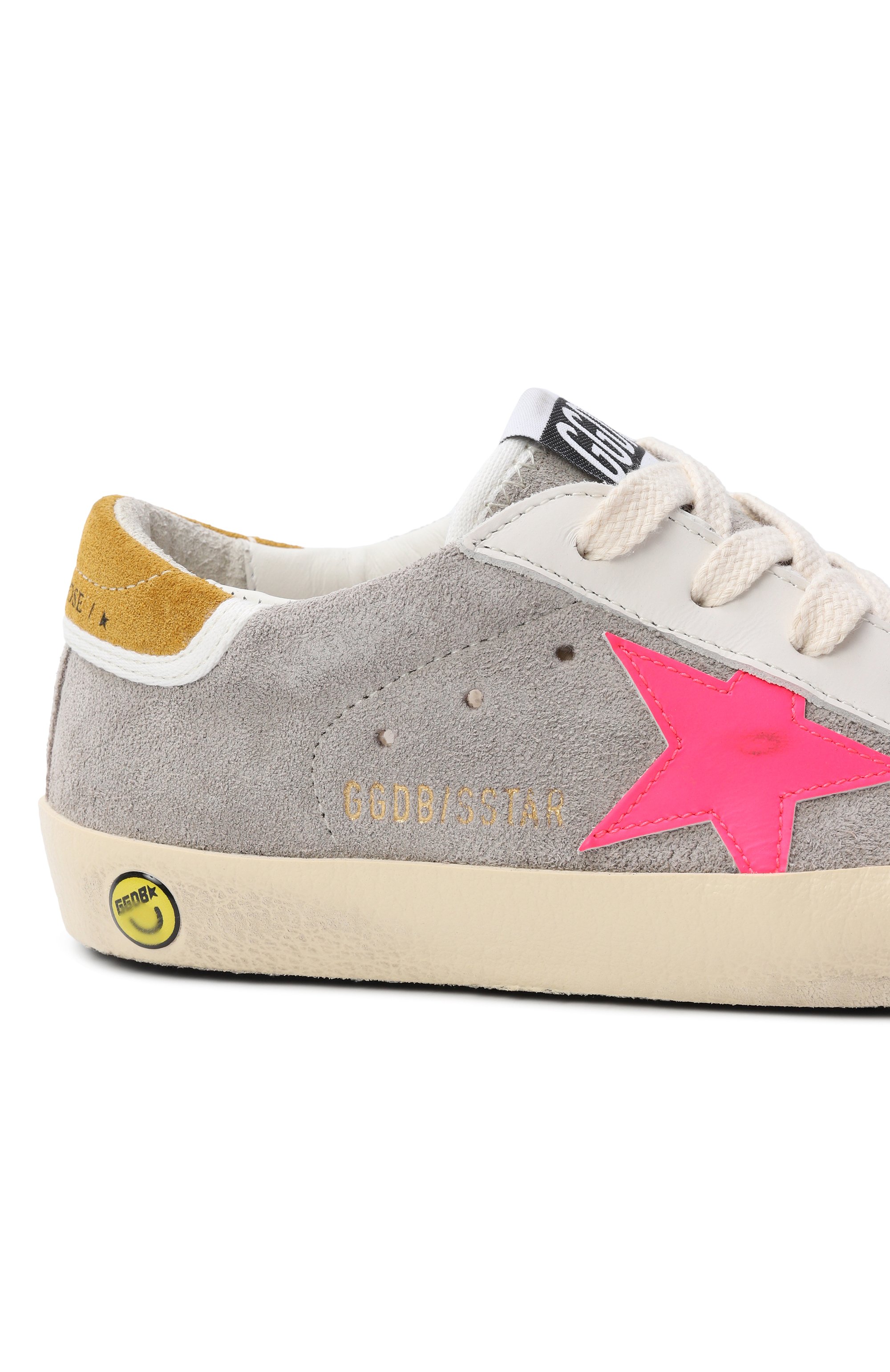 Замшевые кеды super-star GOLDEN GOOSE DELUXE BRAND серого цвета по цене 29950 руб., арт. GYF00107.F008032, фото 5 Замшевые кеды super-star GOLDEN GOOSE DELUXE BRAND, арт. GYF00107.F008032, фото 5