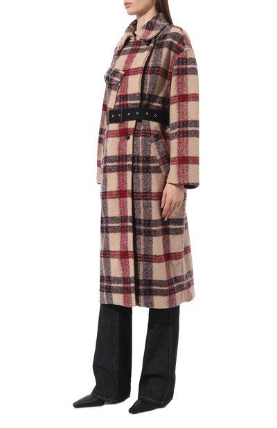Пальто ISABEL MARANT ETOILE разноцветного цвета по цене 103000 руб., арт. 22AMA1221/22A012EBYE, фото 3 Пальто ISABEL MARANT ETOILE, арт. 22AMA1221/22A012EBYE, фото 3