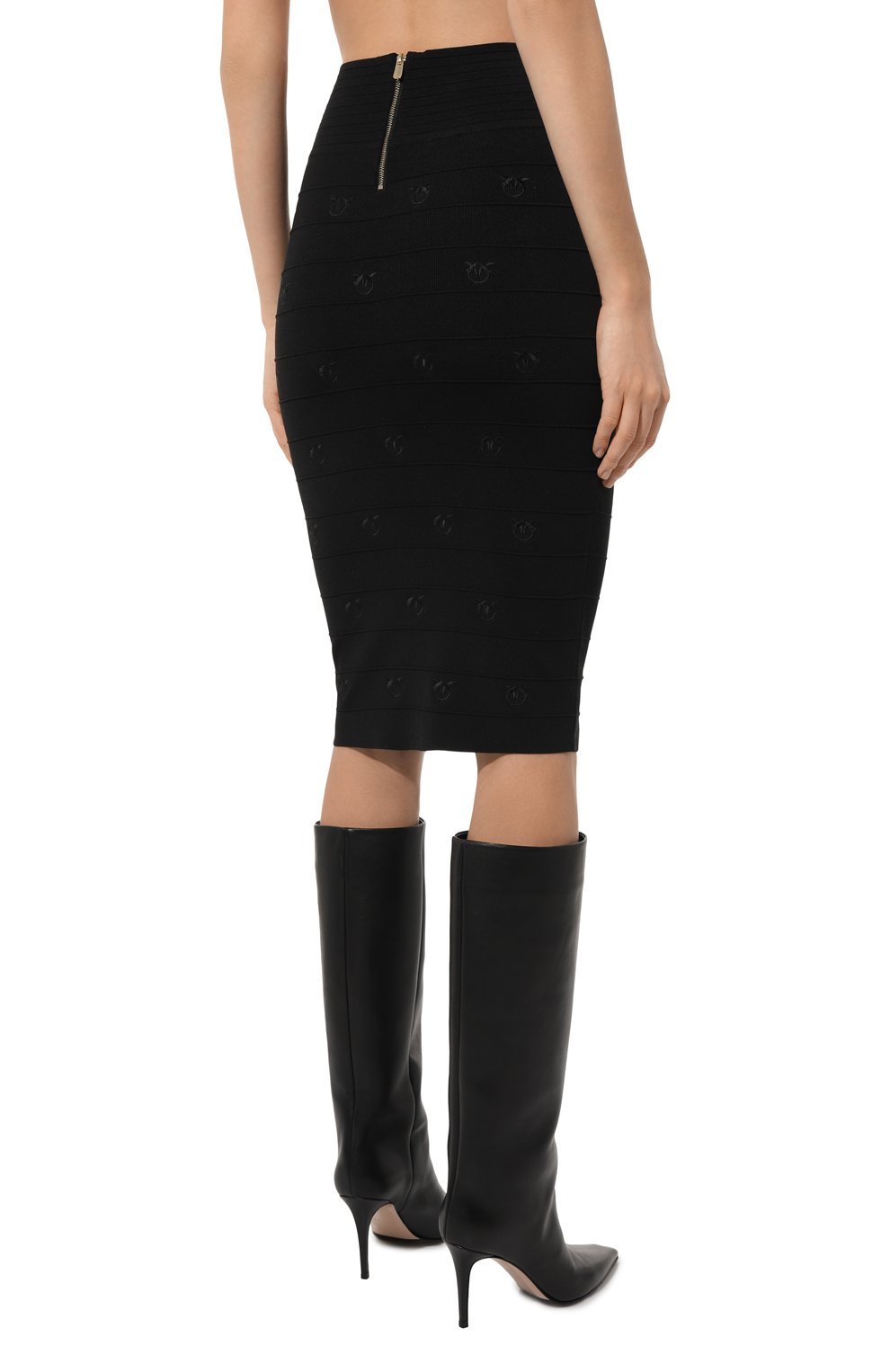 Юбка PINKO черного цвета по цене 28450 руб., арт. 102883-A1LK, фото 4 Юбка PINKO, арт. 102883-A1LK, фото 4