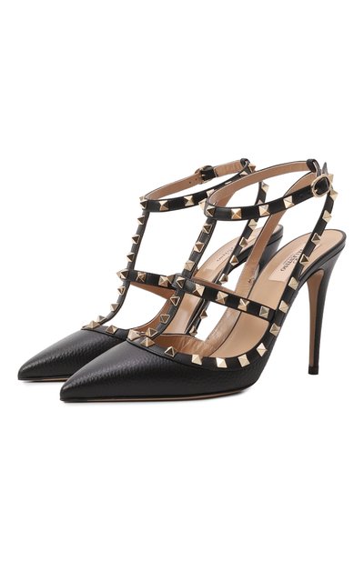 Женские кожаные туфли rockstud 100 VALENTINO, арт. 6W2S0393/VCE