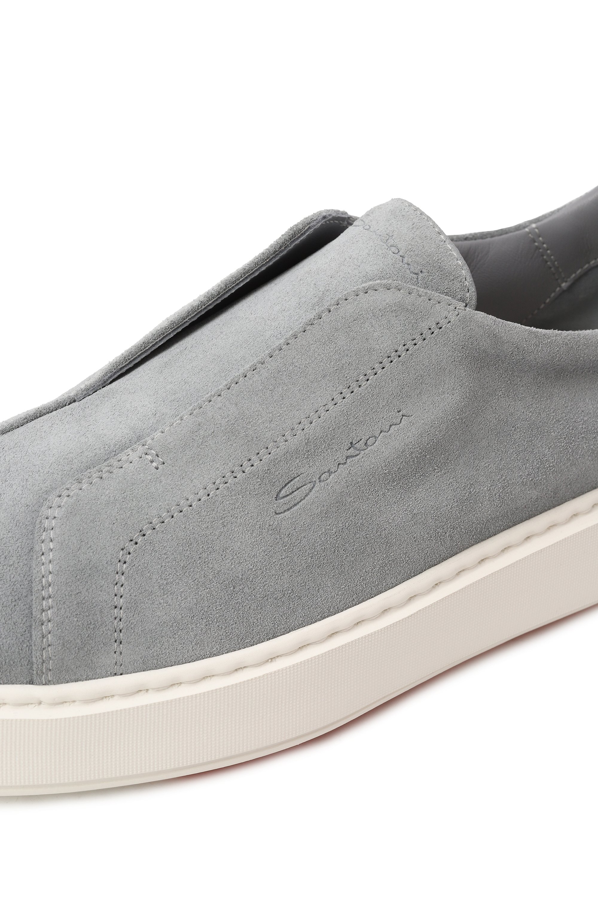 Замшевые кеды SANTONI, арт. WBCG61323BARTSAP, фото 7