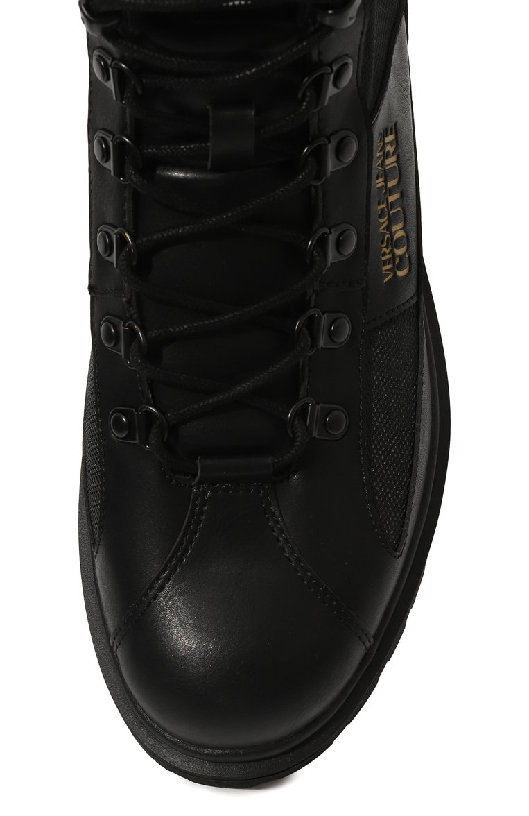 Комбинированные ботинки VERSACE JEANS COUTURE, арт. 75YA3S46/ZS898, фото 1
