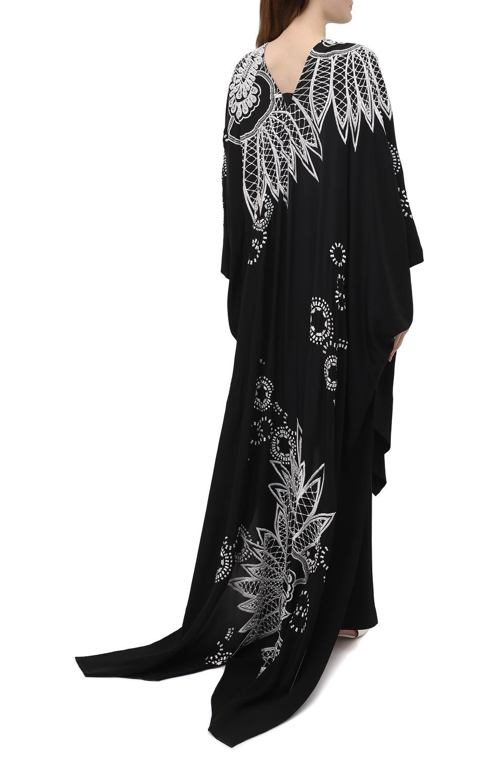 Шелковая туника DRIES VAN NOTEN черного цвета по цене 212500 руб., арт. 211-11001-2295, фото 4 Шелковая туника DRIES VAN NOTEN, арт. 211-11001-2295, фото 4