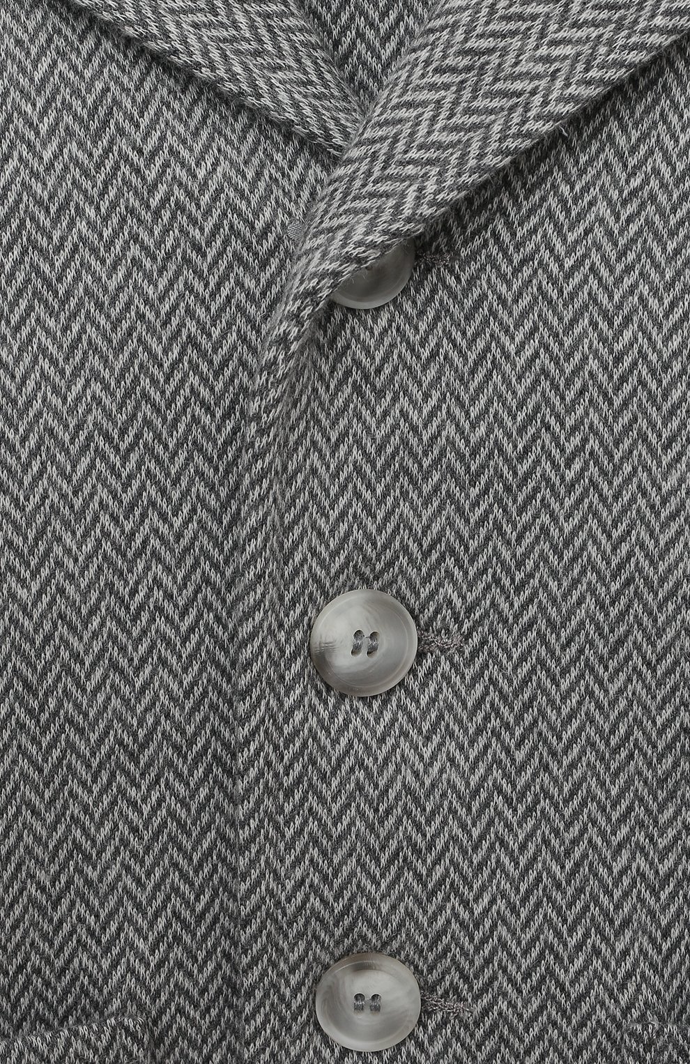 Хлопковый пиджак IL GUFO серого цвета по цене 11500 руб., арт. A22BF033M5031/24M-36M, фото 3 Хлопковый пиджак IL GUFO, арт. A22BF033M5031/24M-36M, фото 3