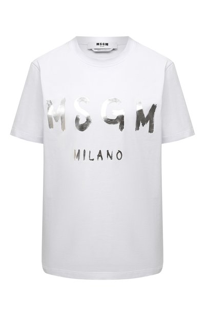 Женская хлопковая футболка MSGM, арт. 3241MDM510M 227298