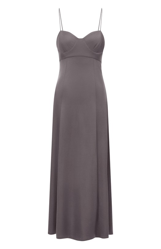 Платье из вискозы Dries Van Noten 011160/2617 Серый 011160/2617
