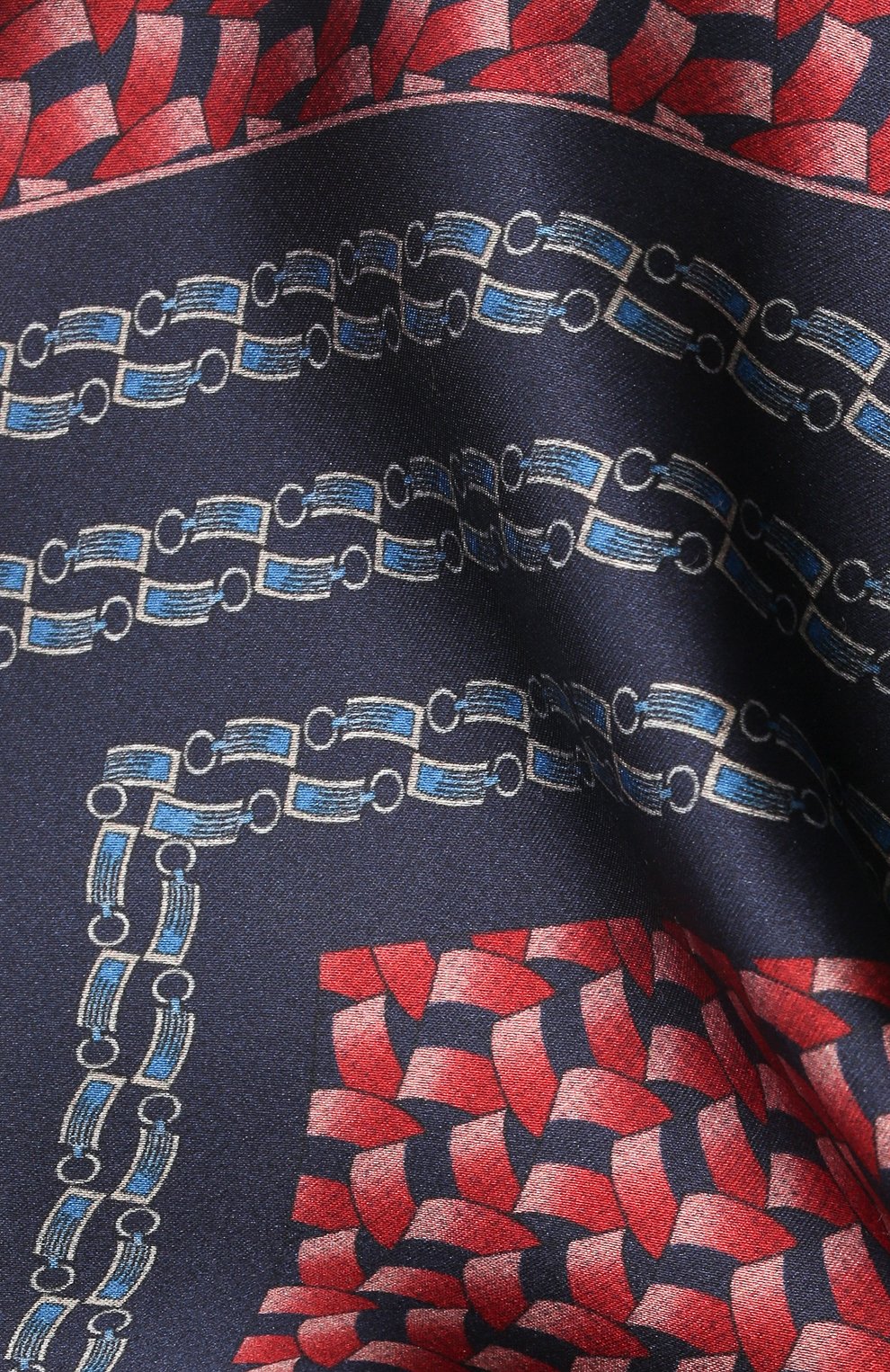 Шелковый платок ZILLI красного цвета по цене 8995 руб., арт. 51600/HANDKERCHIEF, фото 2 Шелковый платок ZILLI, арт. 51600/HANDKERCHIEF, фото 2