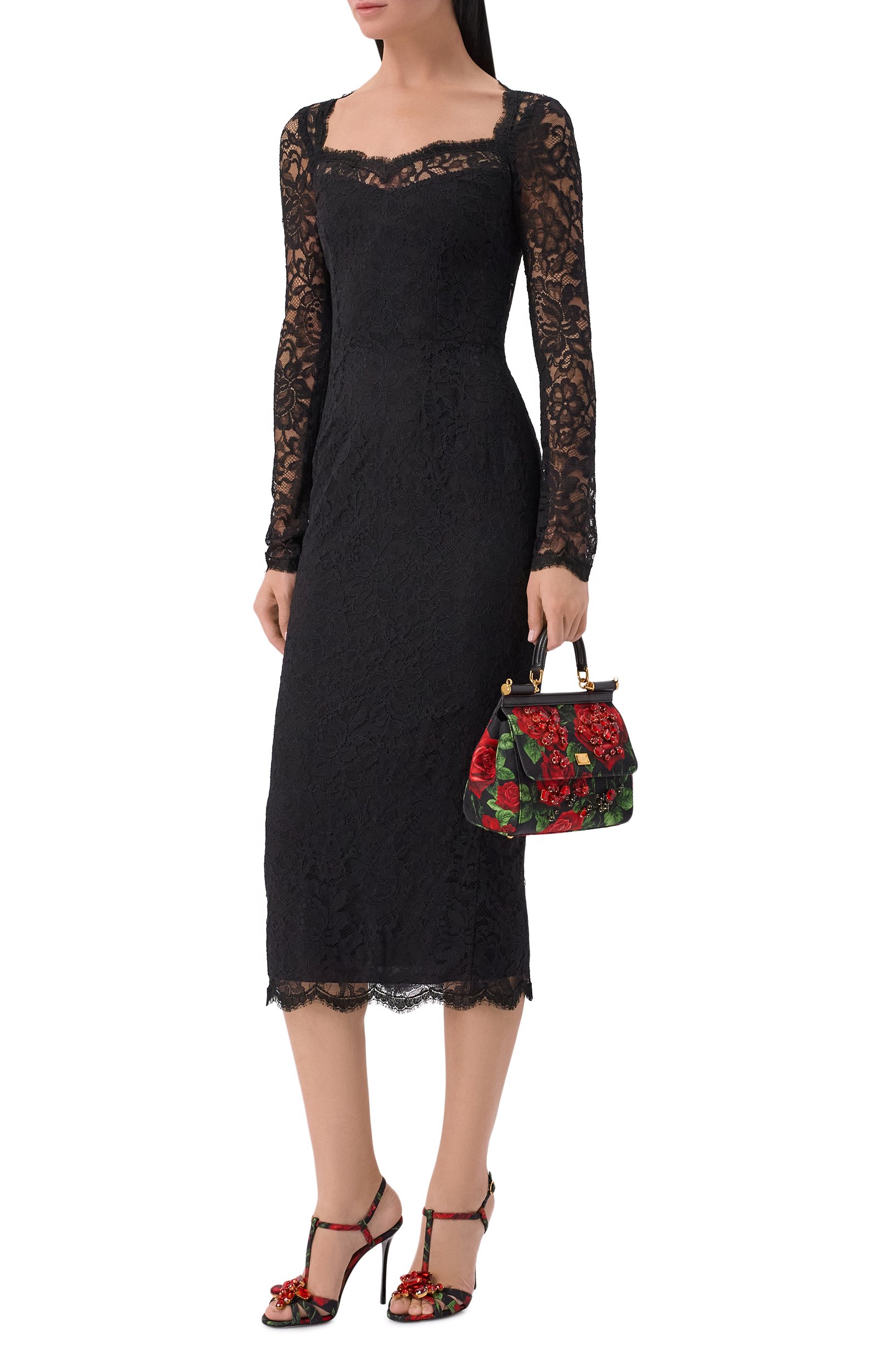 Сумка sicily small DOLCE & GABBANA разноцветного цвета по цене 423500 руб., арт. BB6003/BX778, фото 3 Сумка sicily small DOLCE & GABBANA, арт. BB6003/BX778, фото 3