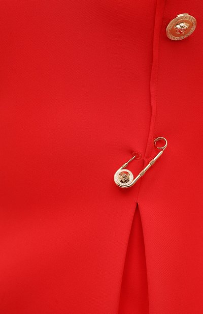 Платье из вискозы VERSACE красного цвета по цене 139000 руб., арт. A87297/A208429, фото 5 Платье из вискозы VERSACE, арт. A87297/A208429, фото 5