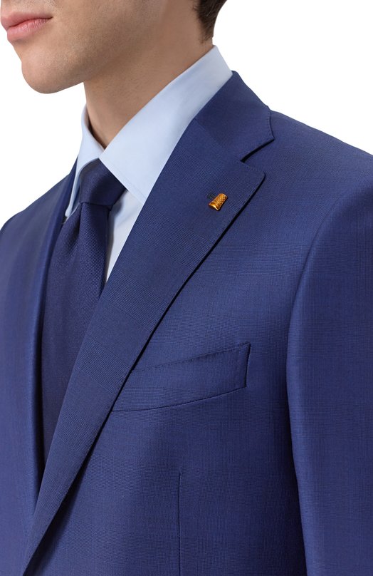 Шерстяной костюм Sartoria Latorre A6I7EF/PQ0057 Синий  A6I7EF/PQ0057 Фото 6