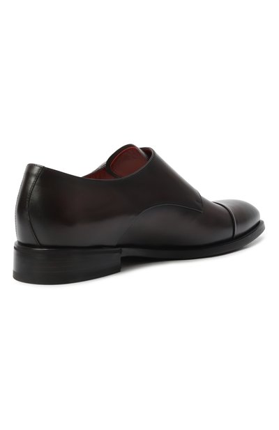 Кожаные монки BARRETT бордового цвета по цене 87300 руб., арт. 192U046.17/BETIS CREAM, фото 4 Кожаные монки BARRETT, арт. 192U046.17/BETIS CREAM, фото 4