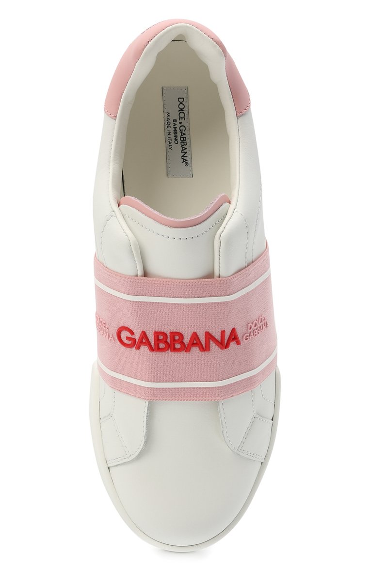 Кожаные кеды DOLCE & GABBANA, арт. DA0793/AF512/37-39, фото 4