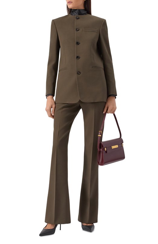 Сумка Manhattan small Saint Laurent 675626/0SX0W Бордовый  675626/0SX0W Фото 7