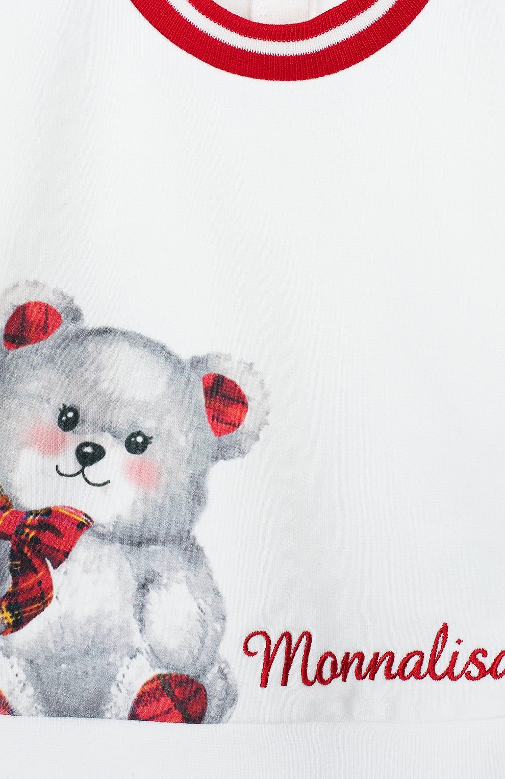 Хлопковый свитшот MONNALISA, арт. 394615P9, фото 3