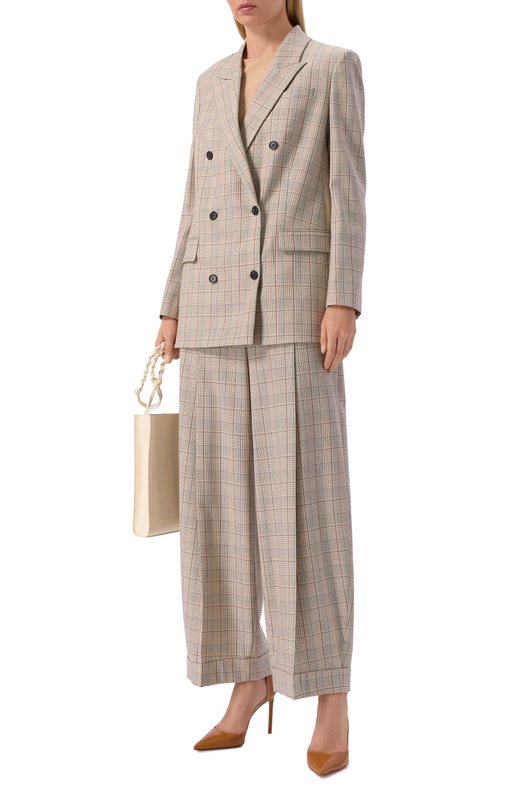 Шерстяной жакет BOSS 50555334 Бежевый  50555334 Фото 2