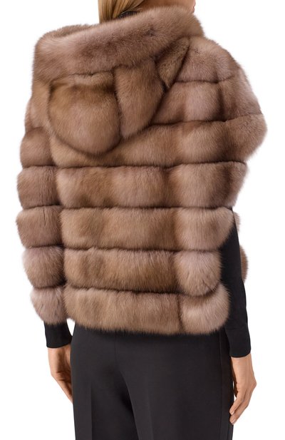 Двусторонний жилет из соболя VICTORIA KUSENKOVA, арт. 823604087688, фото 4
