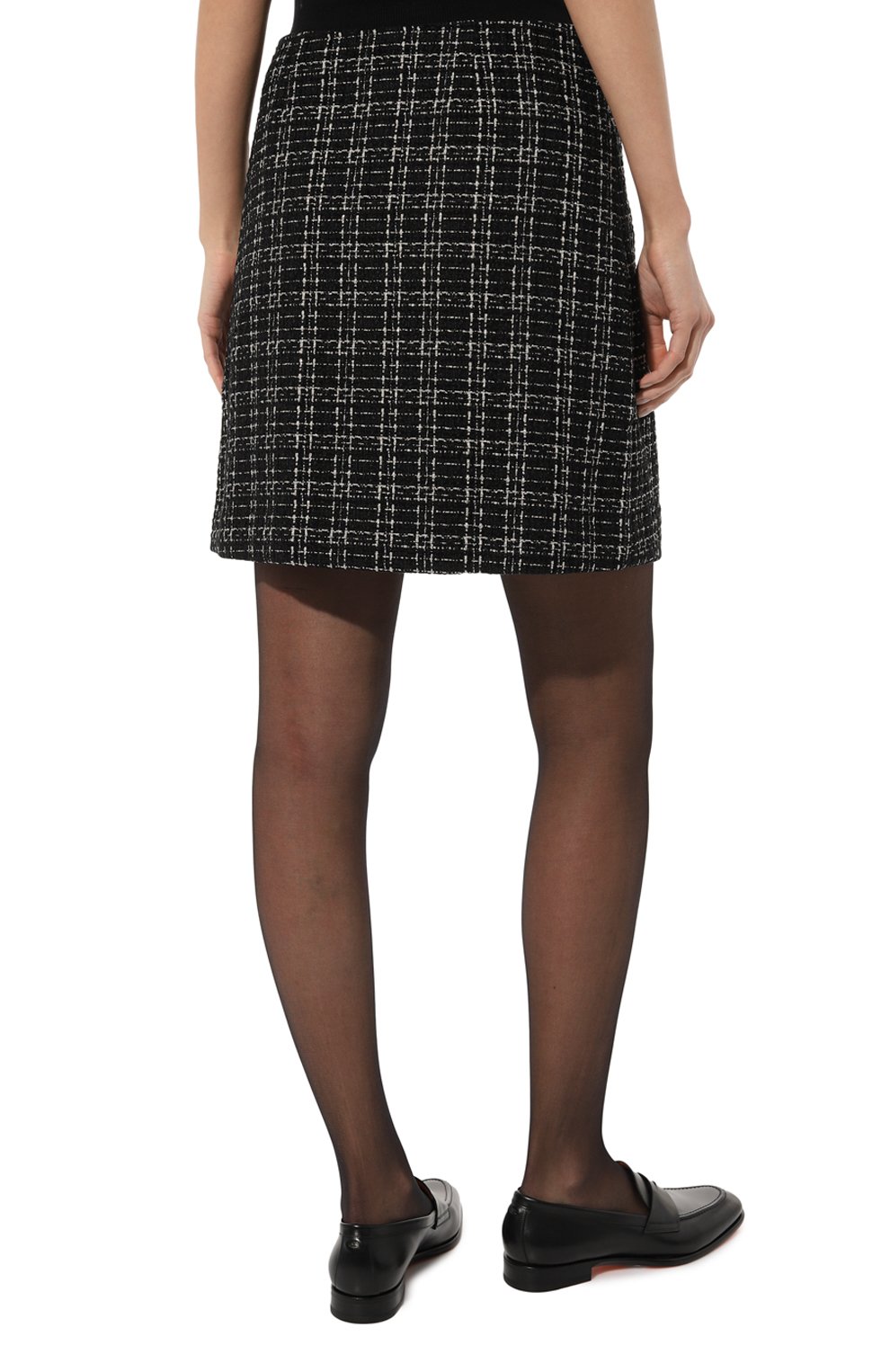 Юбка HUGO черного цвета по цене 16450 руб., арт. 50482584, фото 4 Юбка HUGO, арт. 50482584, фото 4