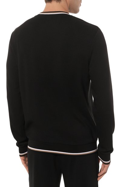 Свитшот BOSS черного цвета по цене 11880 руб., арт. 50480658, фото 4 Свитшот BOSS, арт. 50480658, фото 4