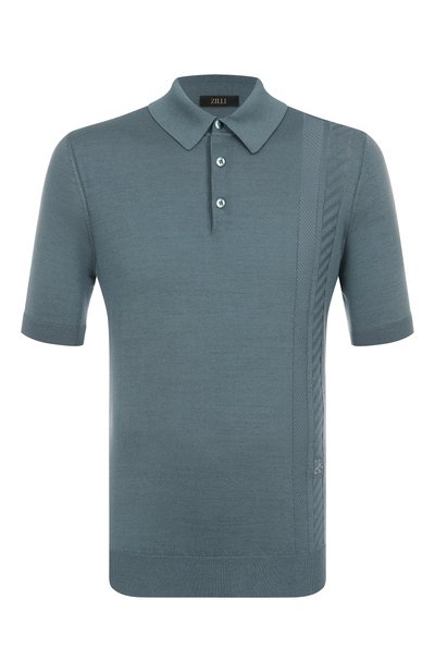 Мужская поло из хлопка и шелка ZILLI, арт. KBP002M0142VFWS00