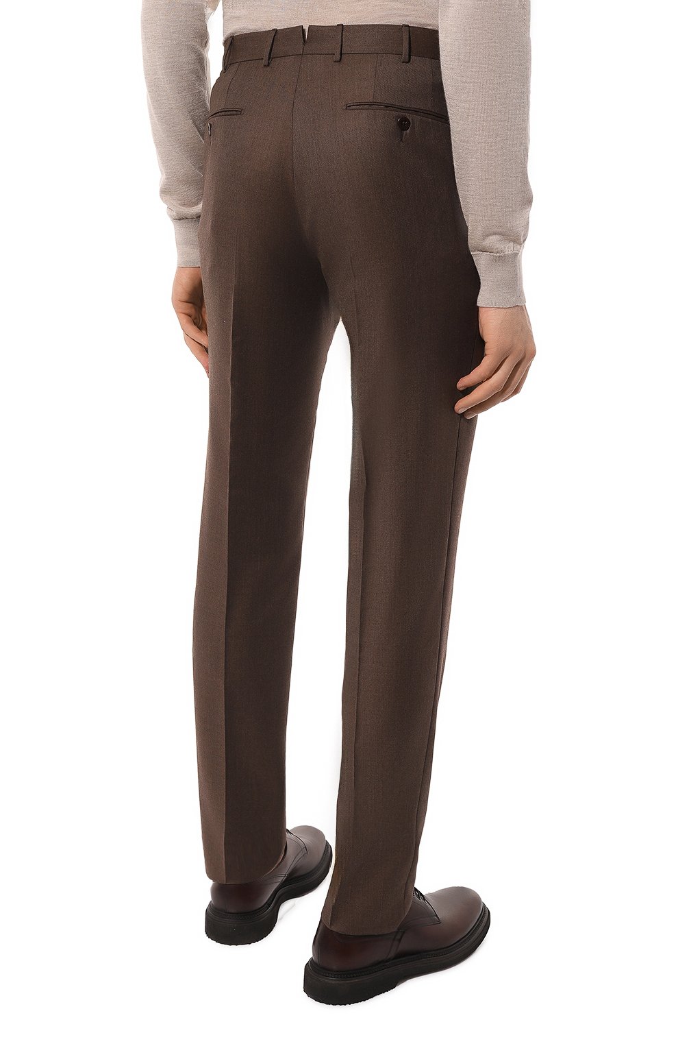 Шерстяные брюки ZEGNA, арт. 611F26A6/75TB12, фото 4