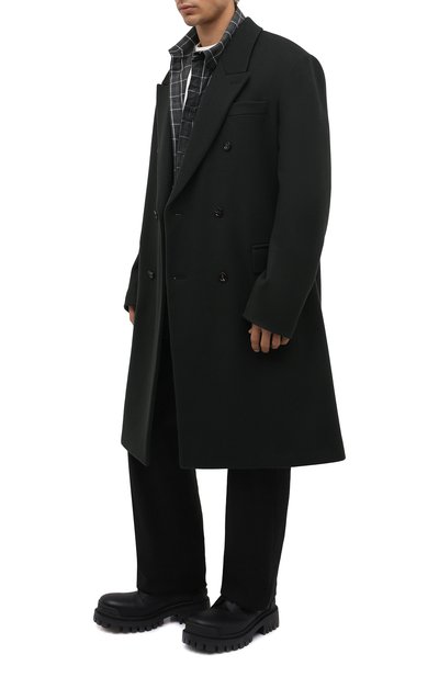 Кожаные ботинки strike BALENCIAGA, арт. 600911/WBB00, фото 2