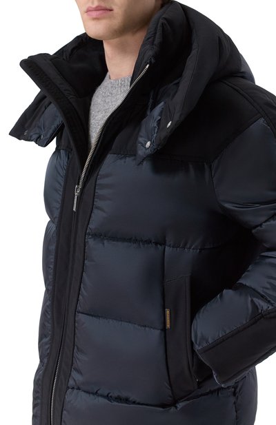 Пуховик agordo-shk MOORER темно-синего цвета по цене 293000 руб., арт. AG0RD0/SHK, фото 5 Пуховик agordo-shk MOORER, арт. AG0RD0/SHK, фото 5