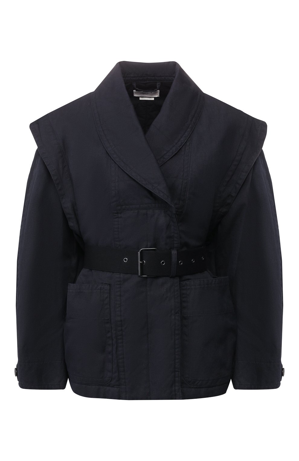 Хлопковая куртка ISABEL MARANT ETOILE черного цвета по цене 49950 руб., арт. VE1207-20P007E/RAINE, фото 1 Хлопковая куртка ISABEL MARANT ETOILE, арт. VE1207-20P007E/RAINE, фото 1