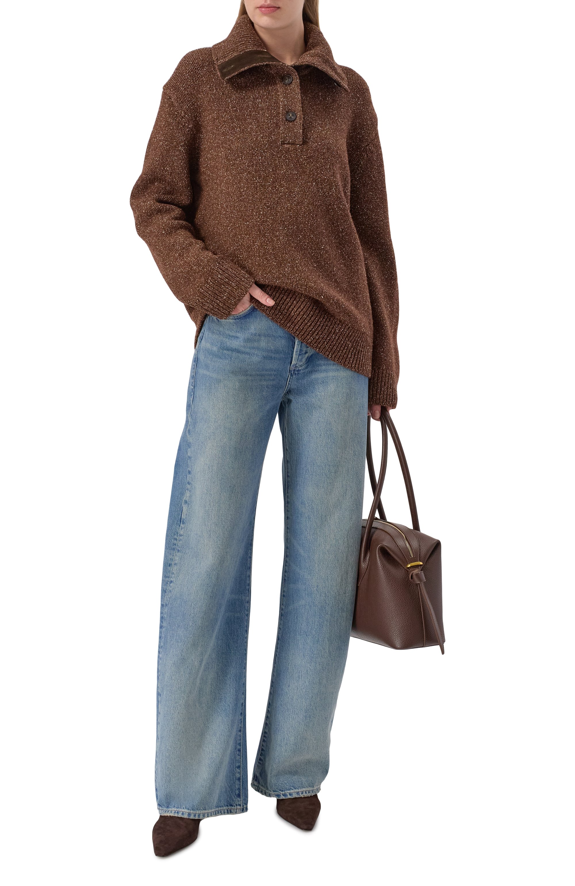 Свитер из шерсти и шелка 12 STOREEZ, арт. 135339, фото 2