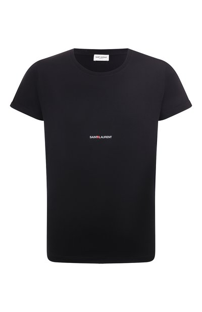 Мужская хлопковая футболка SAINT LAURENT, арт. 464572YB2DQ