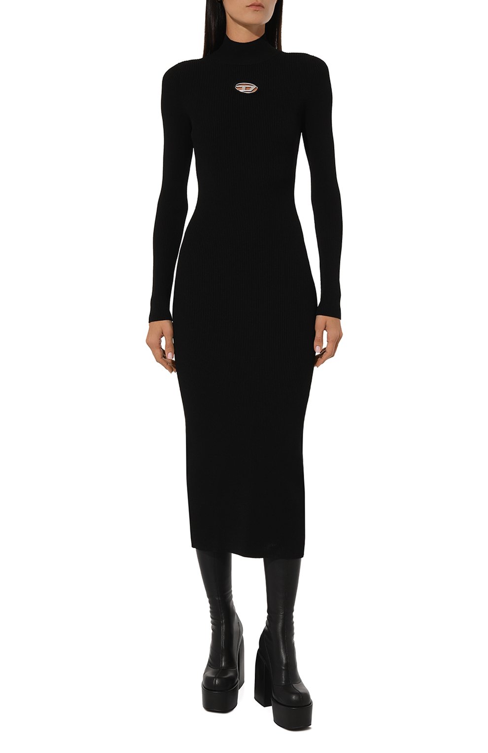 Платье из вискозы DIESEL, арт. A14186/0DLAX, фото 3