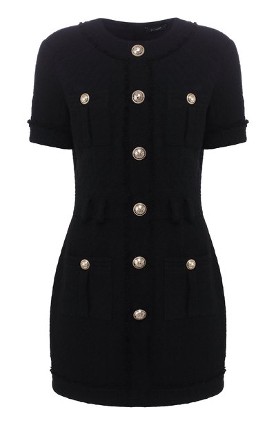 Женское хлопковое платье BALMAIN, арт. TF16127/C222