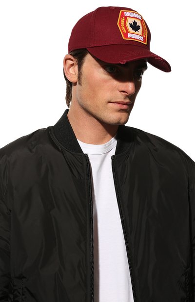 Хлопковая бейсболка DSQUARED2, арт. BCM0528 05C00001, фото 2