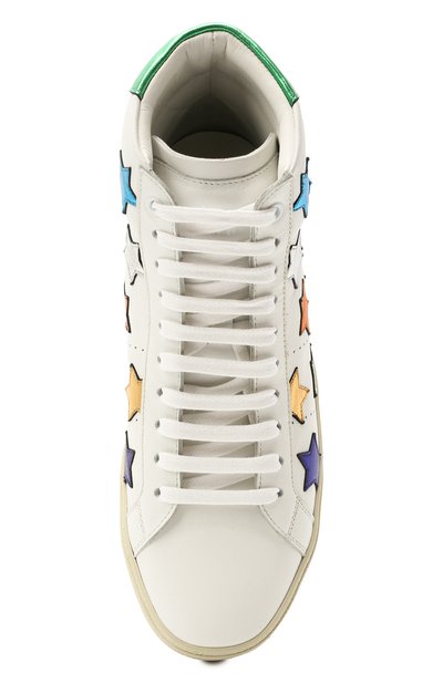 Кожаные кеды sl/06 SAINT LAURENT, арт. 650979/00NB0, фото 5