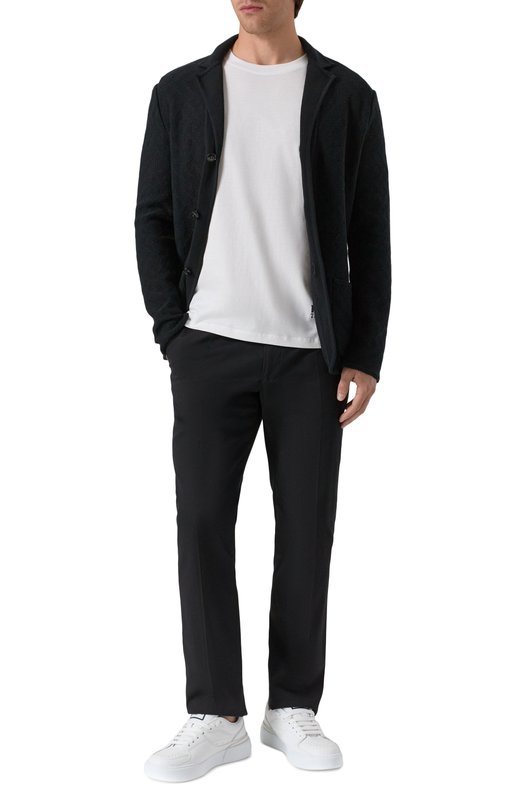 Хлопковая футболка Balmain FH1EG000/BD04 Белый  FH1EG000/BD04 Фото 2