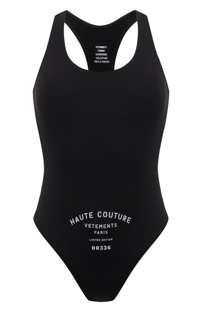 Женский слитный купальник VETEMENTS, арт. WA52TR550B 1332/BLACK