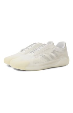 Мужского кроссовки prada x adidas a+p luna rossa 21 PRADA белого цвета, арт. 3E6447-OYQ-F0009-005 | Фото 1 (Материал внешний: Текстиль, Натуральная кожа; Стили: Спорт; Материал утеплителя: Без утеплителя; Нос: Не проставлено; Региональные ограничения белый список (Axapta Mercury): Не проставлено; Кросс-КТ: Низкие)