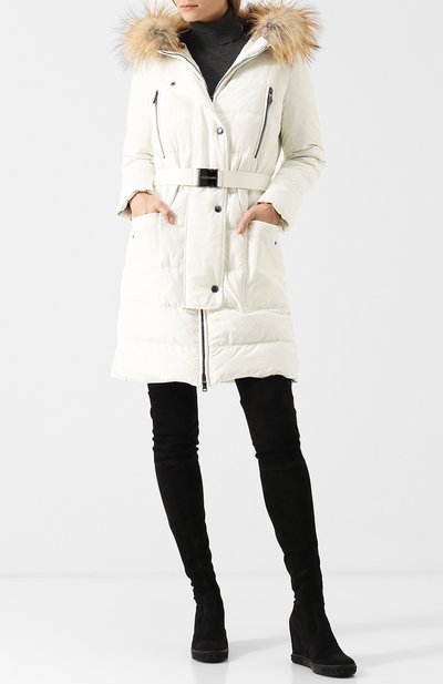 Замшевые ботфорты на танкетке CASADEI, арт. 2T815E080NT045000, фото 2