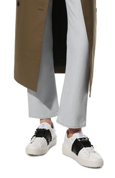 Кожаные кеды rockstud untitled VALENTINO, арт. XW0S0A01/LTU, фото 1