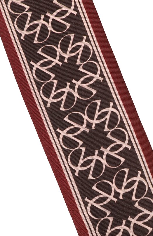 Шелковый шарф-твилли Elie Saab 710009672F25 Бордовый  710009672F25 Фото 3