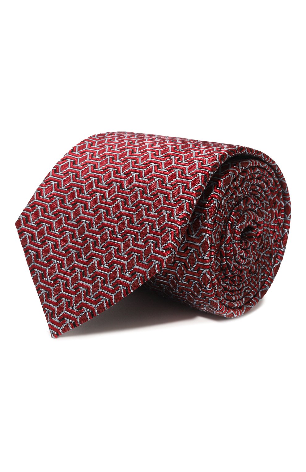 Шелковый галстук LANVIN красного цвета по цене 15400 руб., арт. 3100/TIE, фото 1 Шелковый галстук LANVIN, арт. 3100/TIE, фото 1